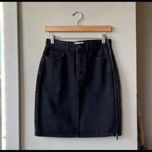 Gap Side Zip Denim Skirt